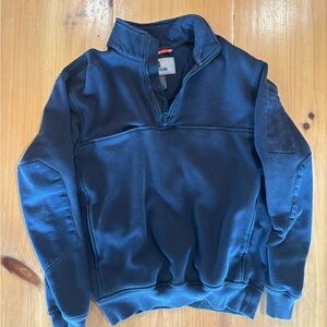 5.11 Tactical Blue Zip Up Sweater with Standing Collar